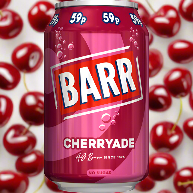 Barr Cherryade 330ml Can