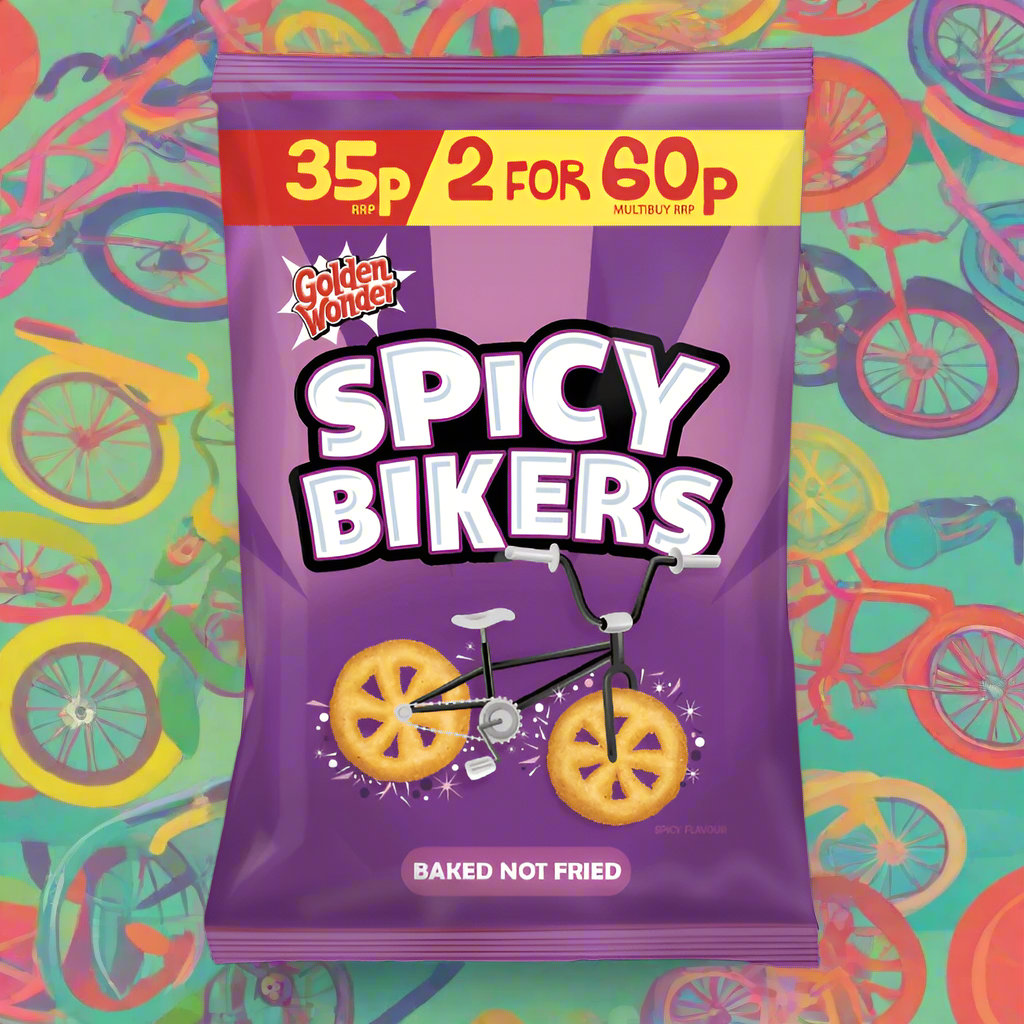 Golden Wonder Spicy Bikers Spicy Flavour Corn Snacks 22g