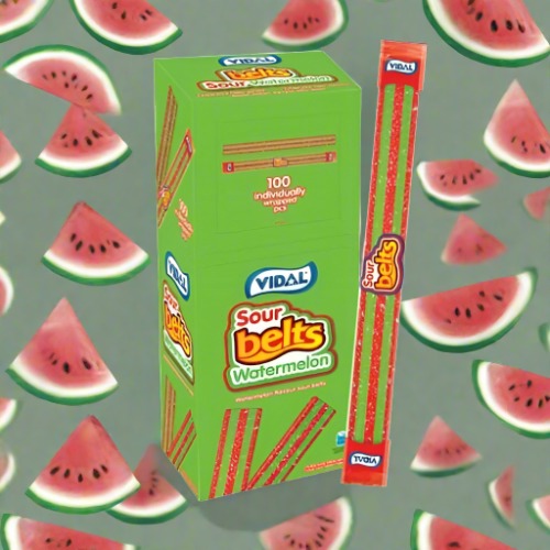 Vidal Watermelon Sour Belts 11g