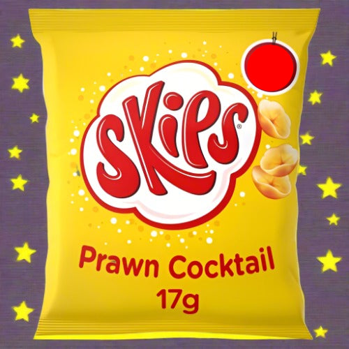 Skips Prawn Cocktail Crisps 17g Full Box (30 Pack)