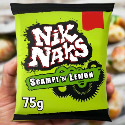 Nik Naks Scampi 'N' Lemon 75g Single Packet