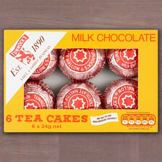 Tunnocks Milk Chocolate Teacakes 6X24g