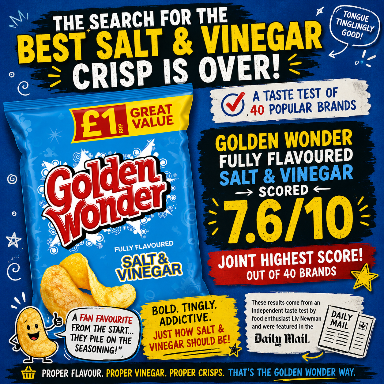 The Best Salt &amp; Vinegar Crisps? We've Been Telling You for Years...