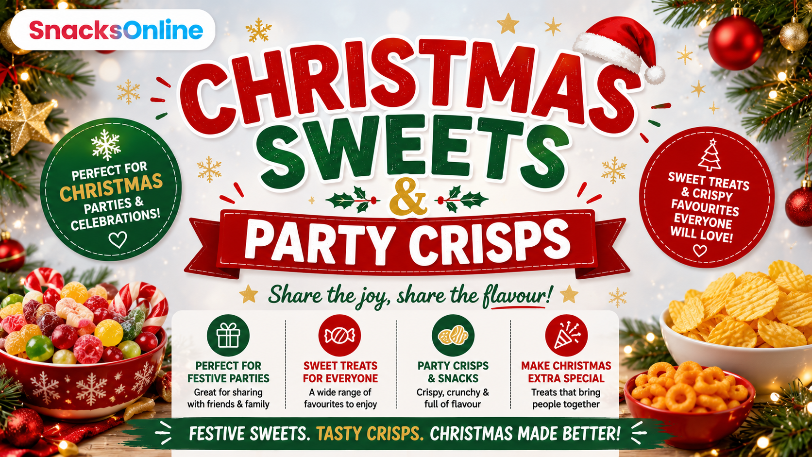 🎄 Christmas Sweets & Party Crisps