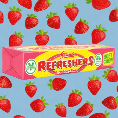 Swizzels Refreshers Strawberry Chews Stick Pack 43g