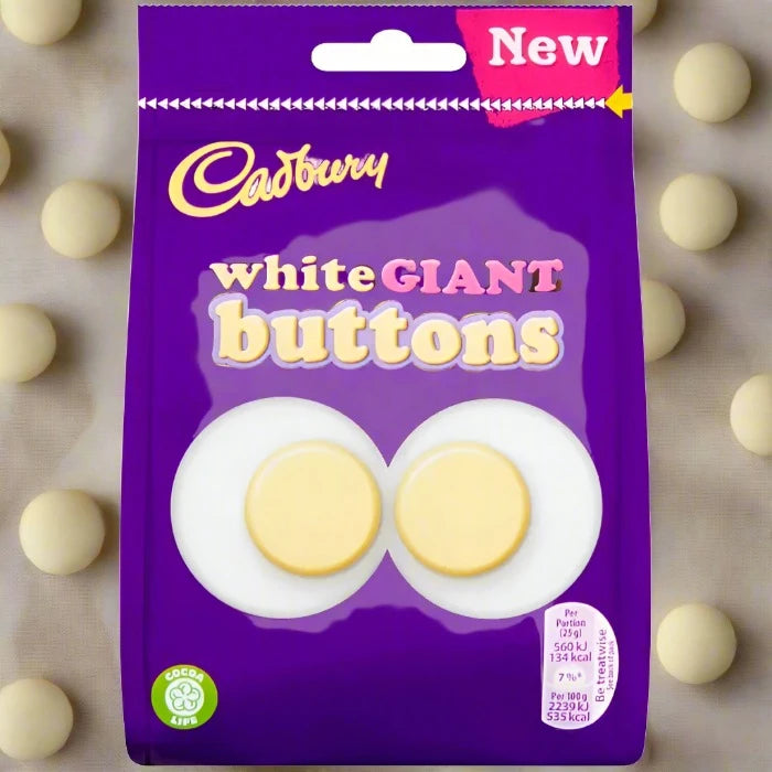 Cadbury White Buttons 95g