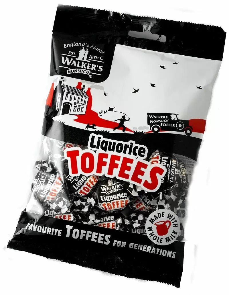Walker's Nonsuch Liquorice Toffee Bags 150g