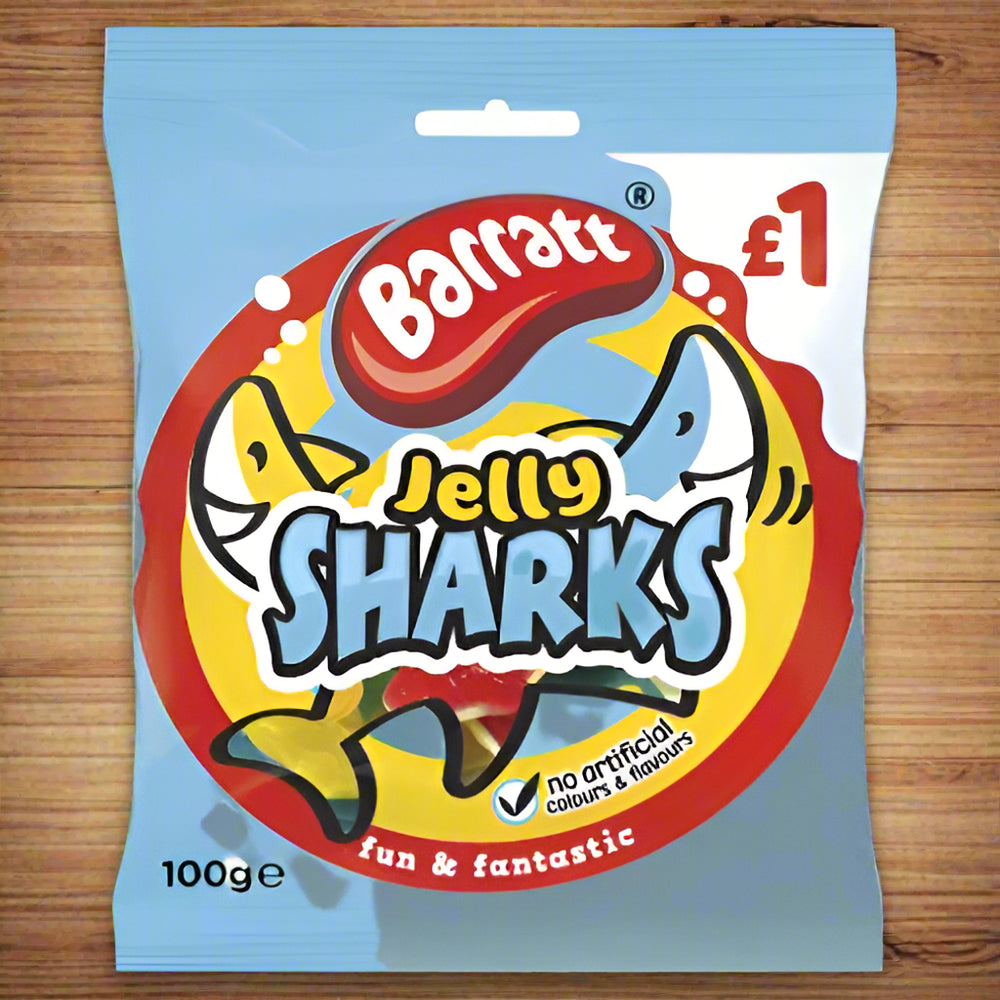 Barratt Fun & Fantastic Jelly Sharks 100g £1 PMP