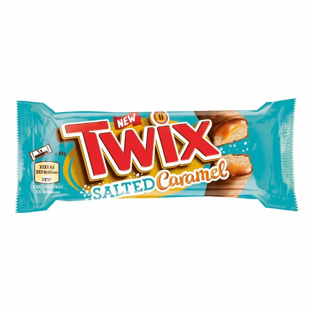 Twix Salted Caramel Biscuit Twin Bars 46g