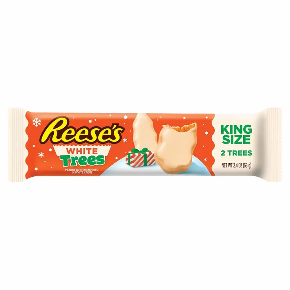 Reese's 2 White Chocolate & Peanut Butter Trees King Size 68g