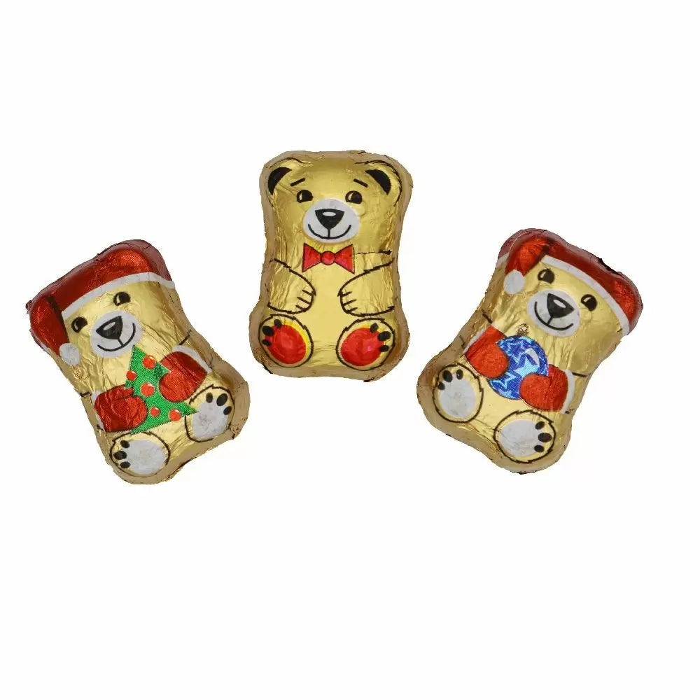 Snacks Online Christmas Golden Bear Milk Chocolates 100g