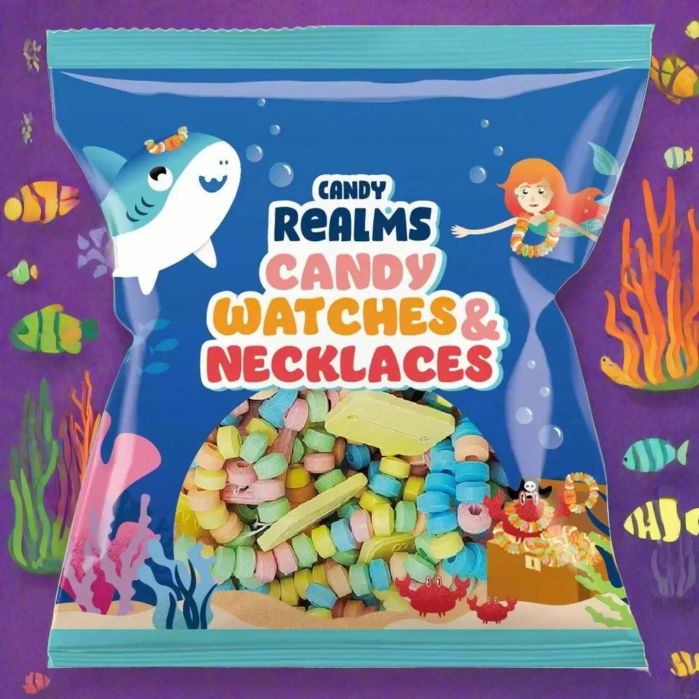 Candy Realms Candy Watches & Necklaces Bag 102g
