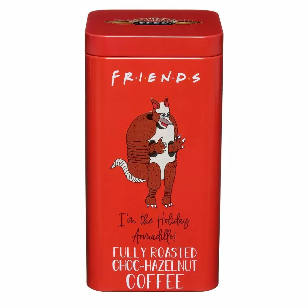 Friends I'm The Holiday Armadillo! Fully Roasted Choc-Hazelnut Coffee Tin 100g