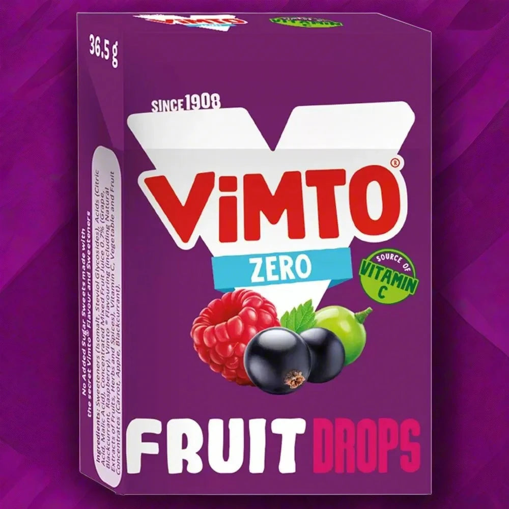 Vimto Zero Fruit Drops 36.5g