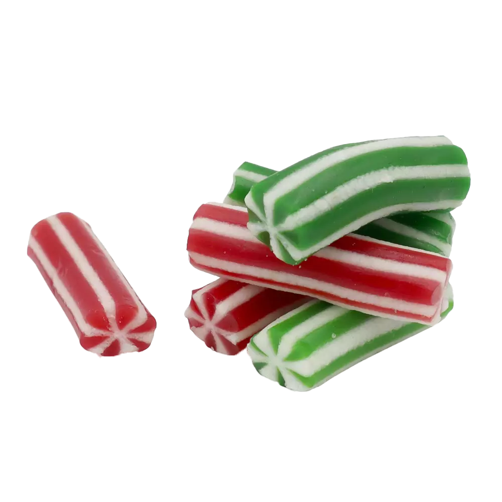 Snacks Online Christmas Green & Red Candy Poles 100g