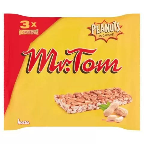 Mr. Tom Peanut Bar 3 Pack 120g