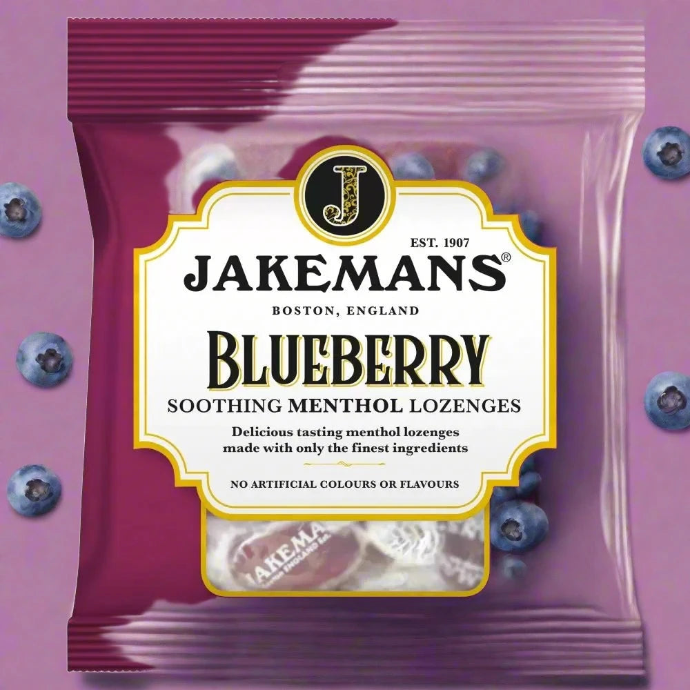 Jakemans Blueberry Soothing Menthol Lozenges 73g