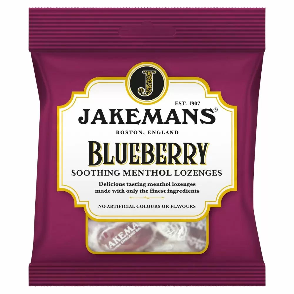 Jakemans Blueberry Soothing Menthol Lozenges 73g