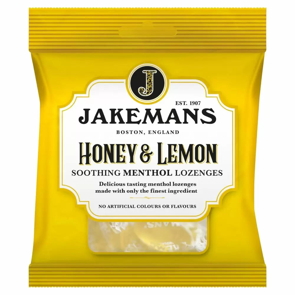 Jakemans Honey & Lemon Soothing Menthol Lozenges 73g