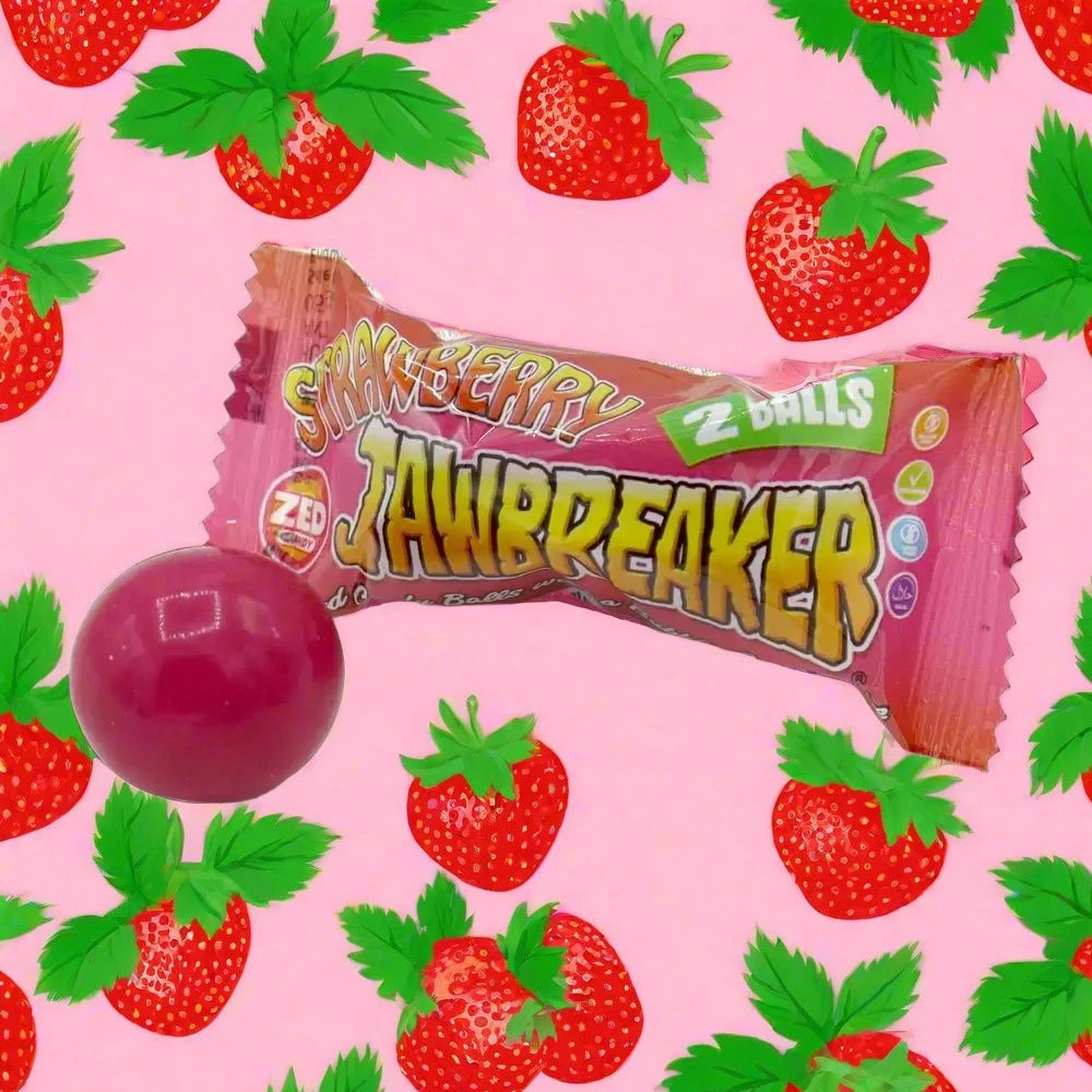 Zed Candy Strawberry Jawbreaker 2 Pack 16.5g