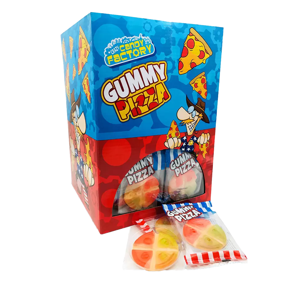 Crazy Candy Factory Mini Gummy Pizzas 10g