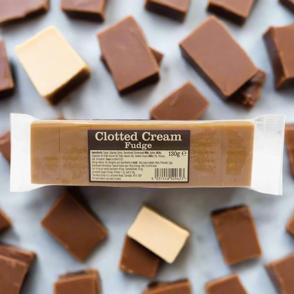 The Real Candy Co. Clotted Cream Fudge Bar 130g