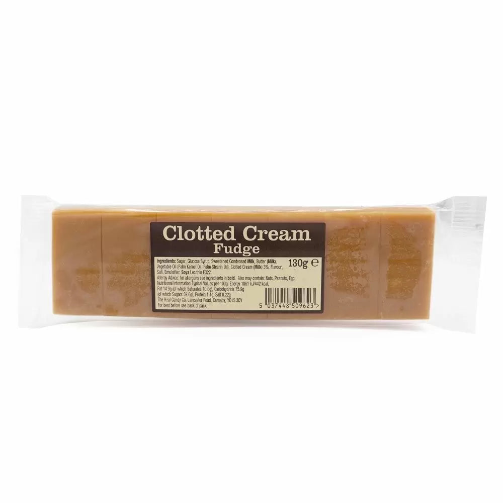 The Real Candy Co. Clotted Cream Fudge Bar 130g