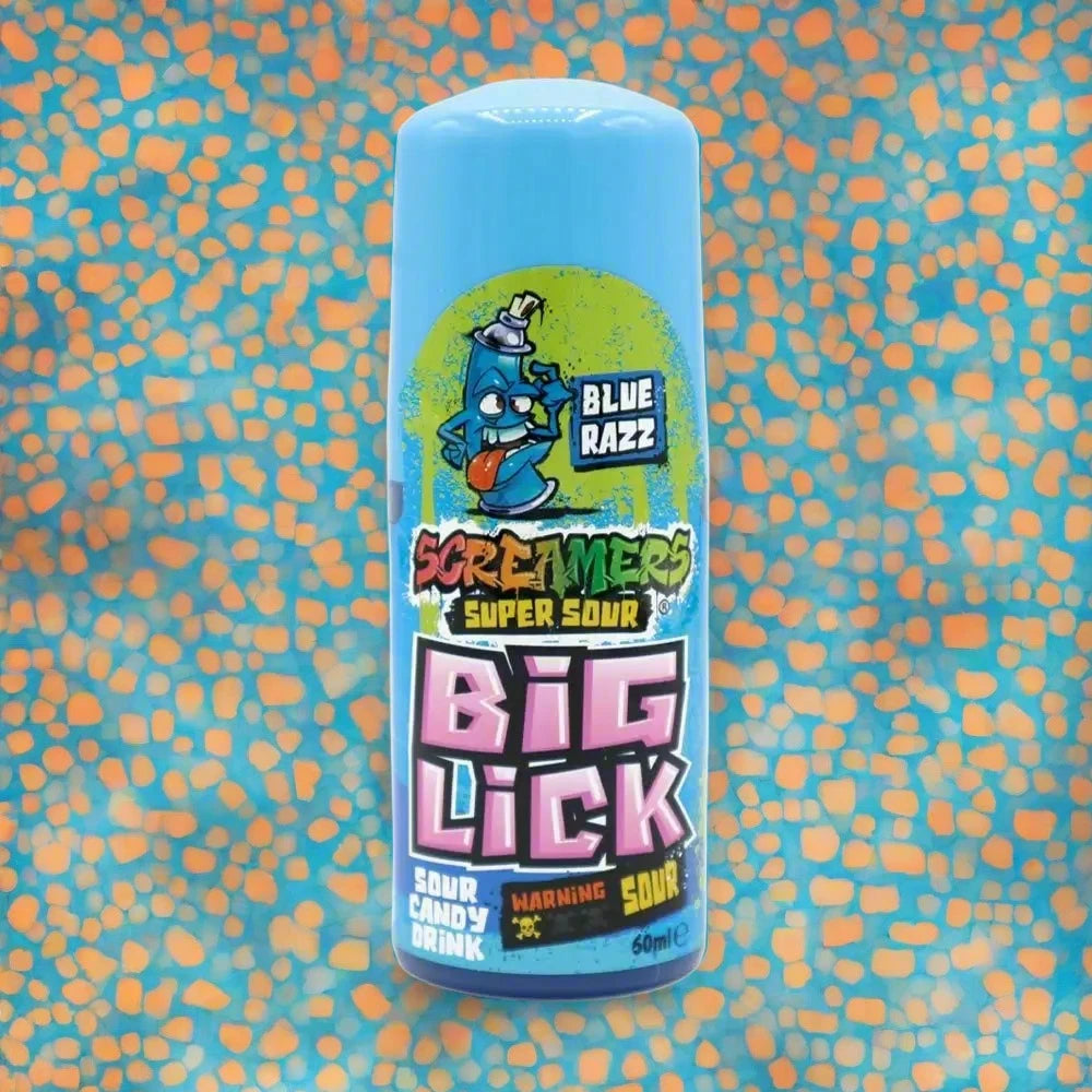 Zed Candy Screamers Blue Razz Big Lick 60ml