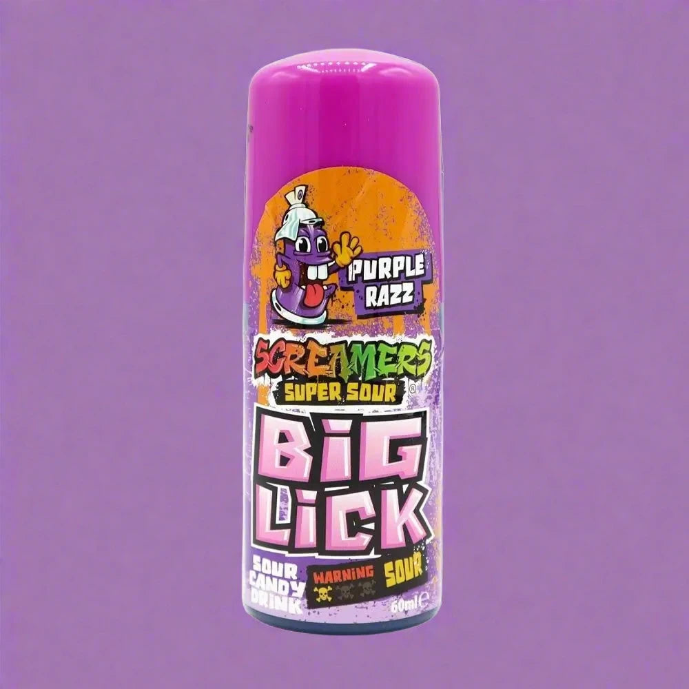 Zed Candy Screamers Purple Razz Big Lick 60ml