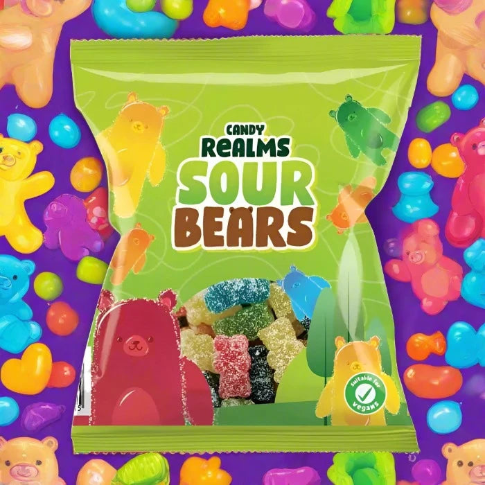 Candy Realms Sour Bears 190g