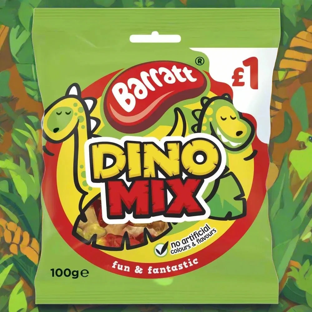 Barratt Fun & Fantastic Dino Mix 100g £1 PMP