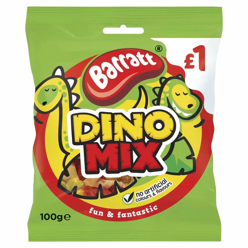 Barratt Fun & Fantastic Dino Mix 100g £1 PMP