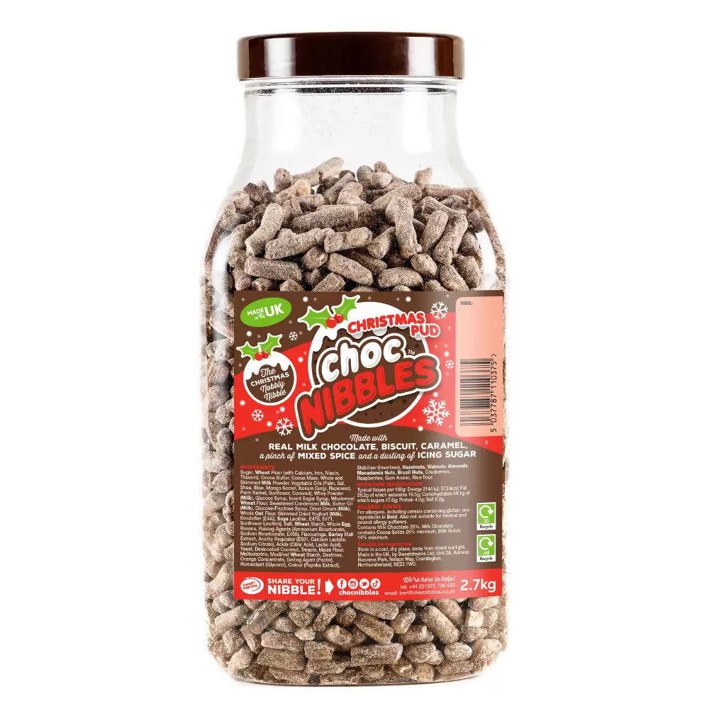 Christmas Pudding Choc Nibbles 100g Bag