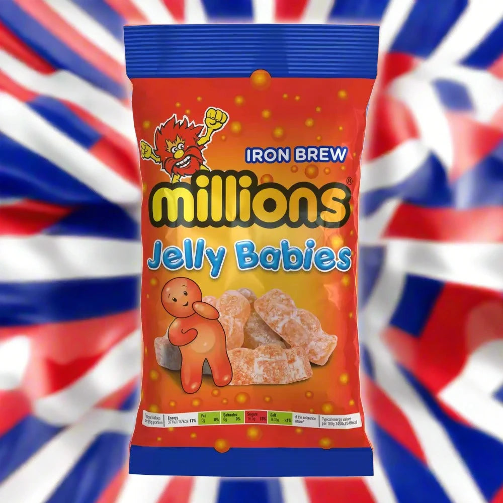 Millions Iron Brew Jelly Babies 160g