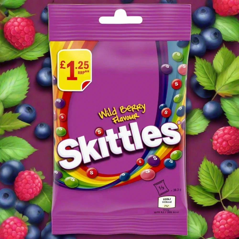 Skittles Wild Berry Bags 109g