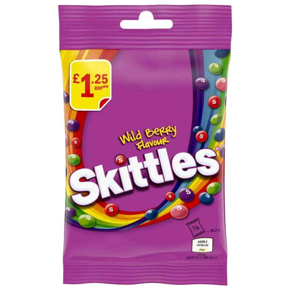 Skittles Wild Berry Bags 109g
