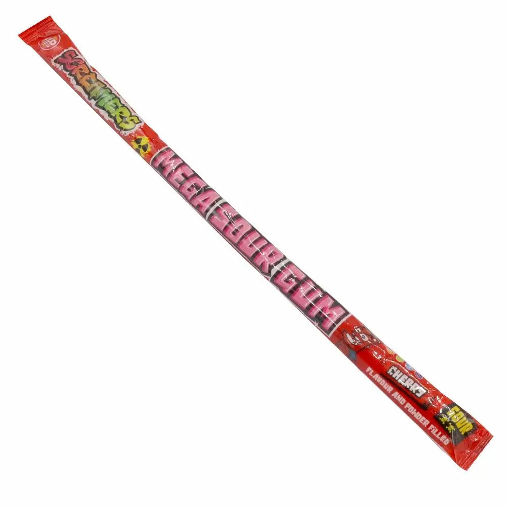 Zed Candy Screamers Mega Sour Cherry Gum Pack 30g