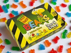 Toxic Waste Gummy Bears Theatre Box 85g