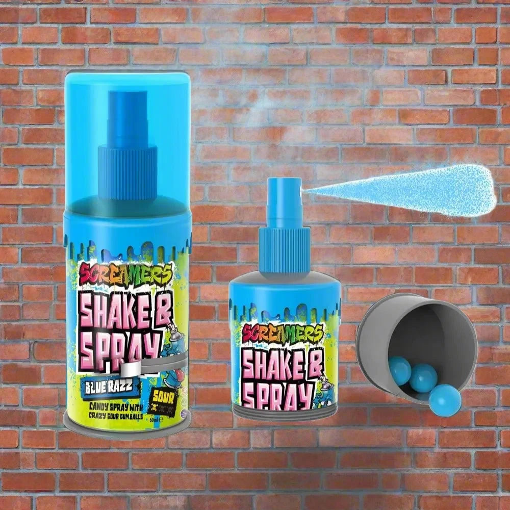 Zed Candy Screamers Blue Raspberry Shake & Spray 60ml