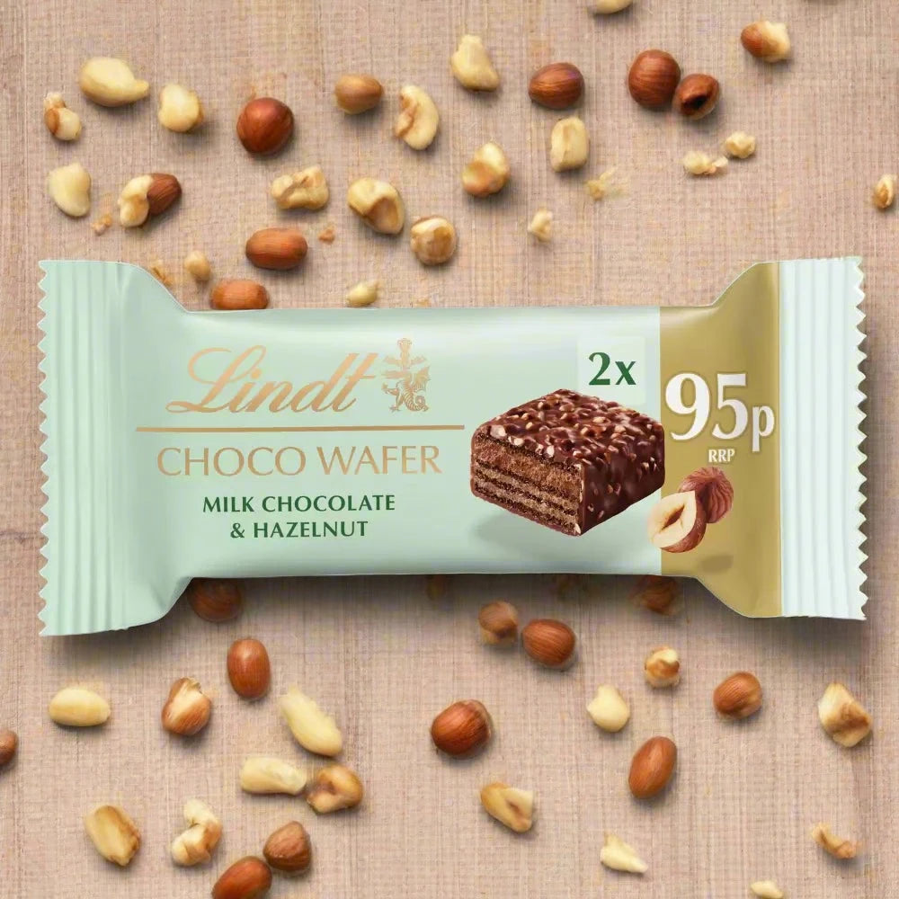 Lindt Milk Chocolate And Hazelnut Choco Wafer Bar 30g 95p PMP