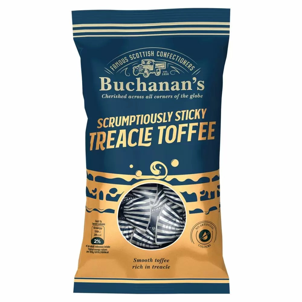Buchanan's Scrumptiously Sticky Treacle Toffee Bag 120g