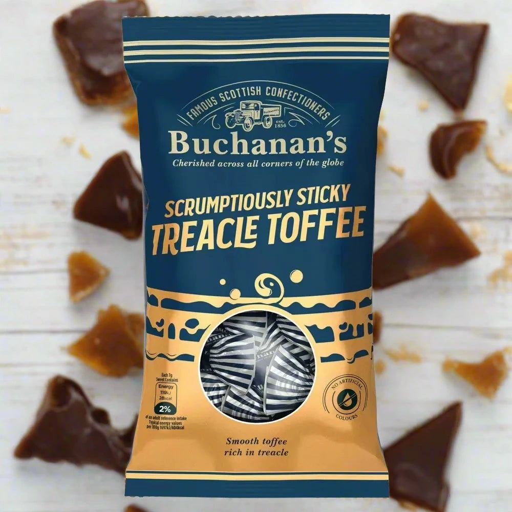 Buchanan's Scrumptiously Sticky Treacle Toffee Bag 120g