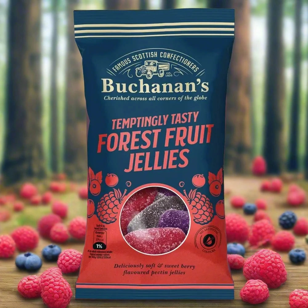 Buchanan's Temptingly Tasty Forest Fruit Jellies Bag 140g