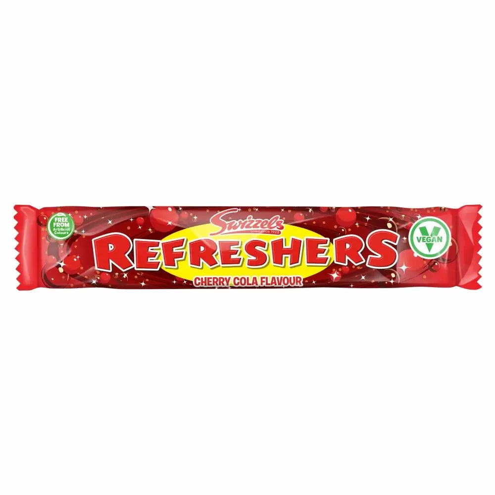 Swizzels Refreshers Cherry Cola Flavour Chew Bar 18g
