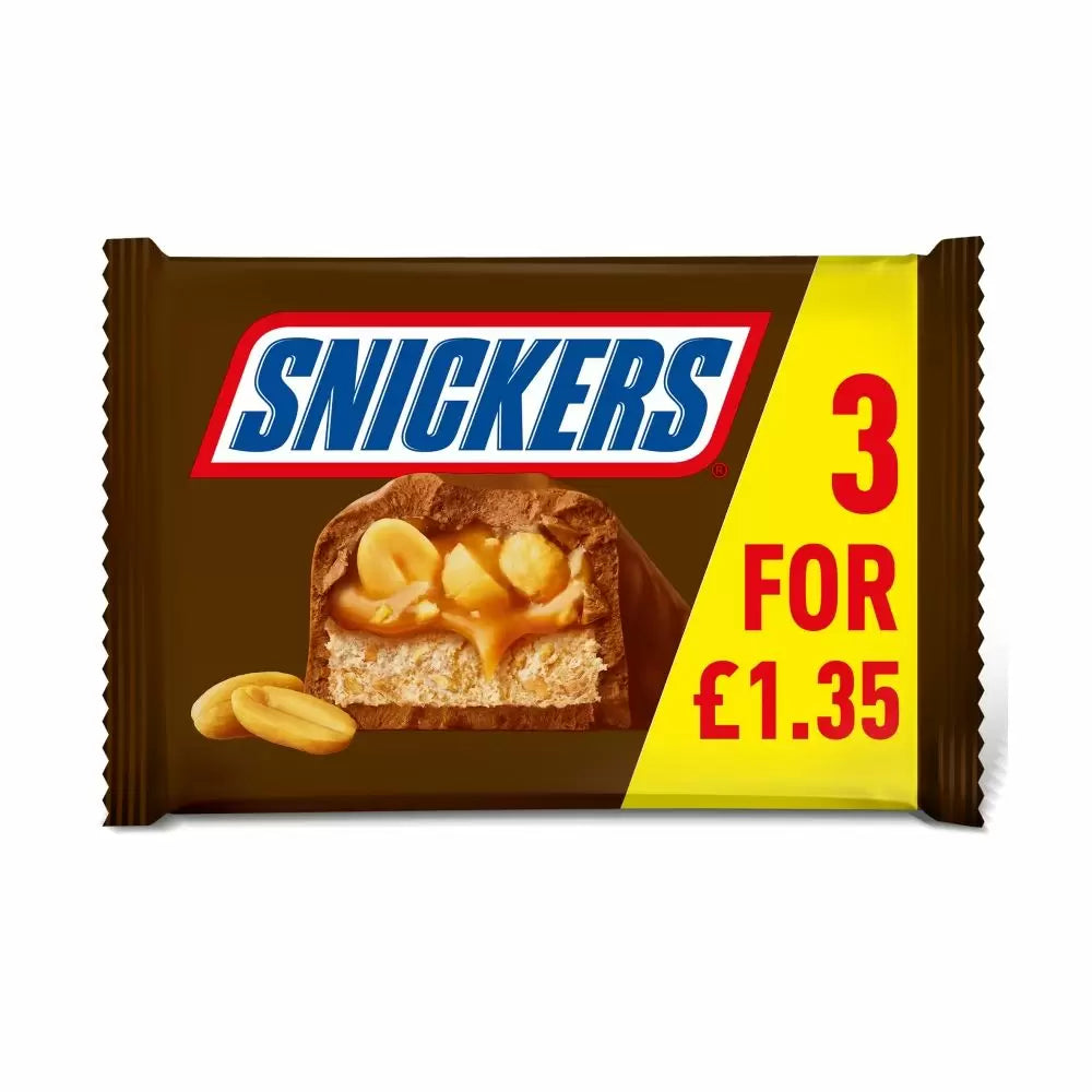 Snickers Chocolate Bars Multipack £1.35 PMP