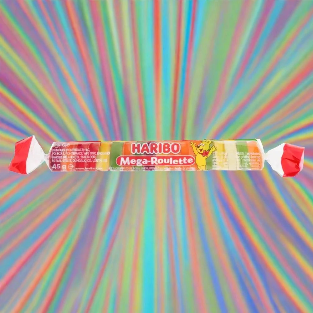 Haribo Mega-Roulette Rolls 45g 70p PMP