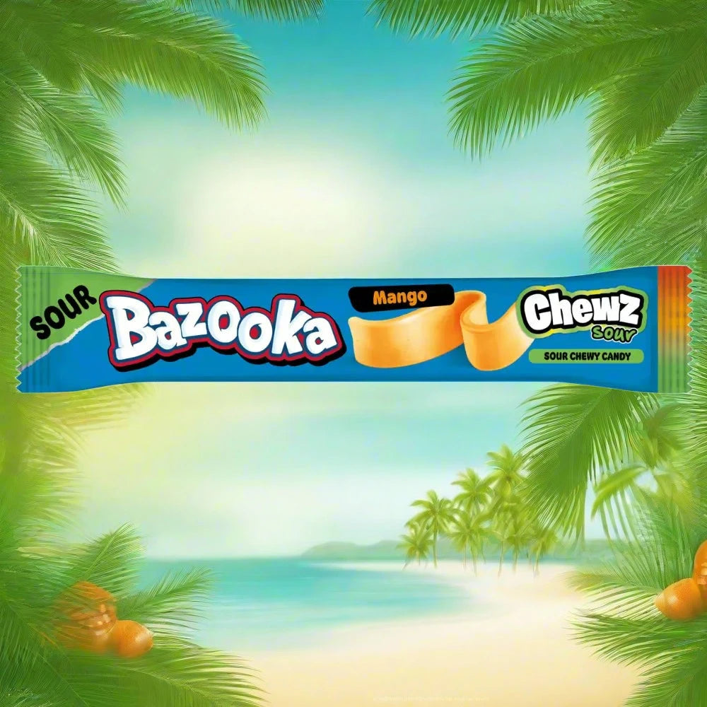 Bazooka Sour Chewz Mango Chew Bars 14g