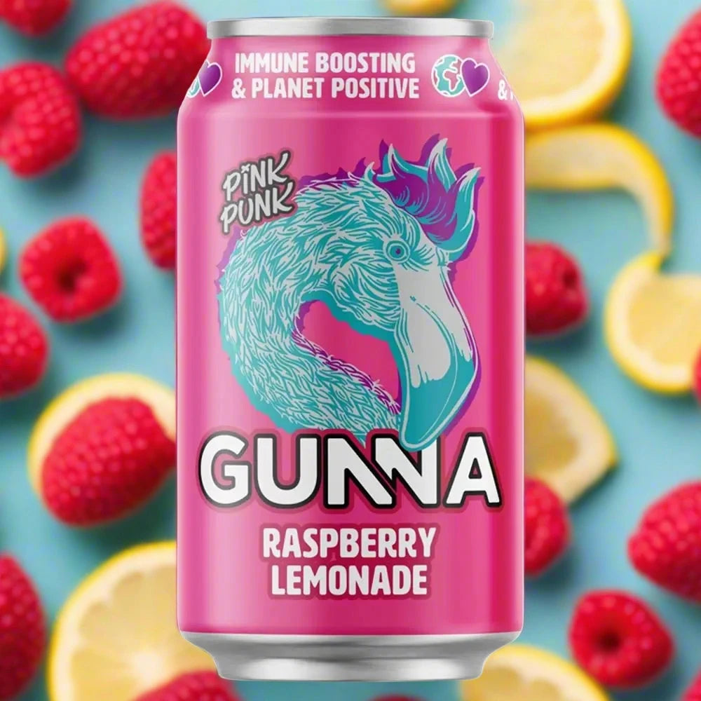 Gunna Pink Punk Raspberry Lemonade Can 330ml
