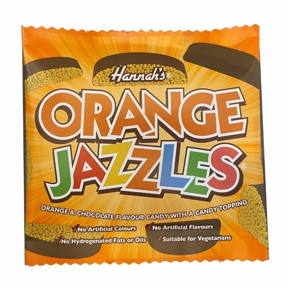 Hannah's Orange Jazzles Bag 140g