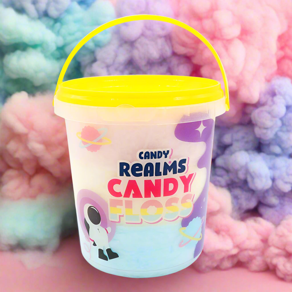Candy Realms Candy Floss Bucket 50g

